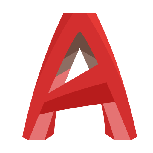 Autodesk Autocad icon in Color Style