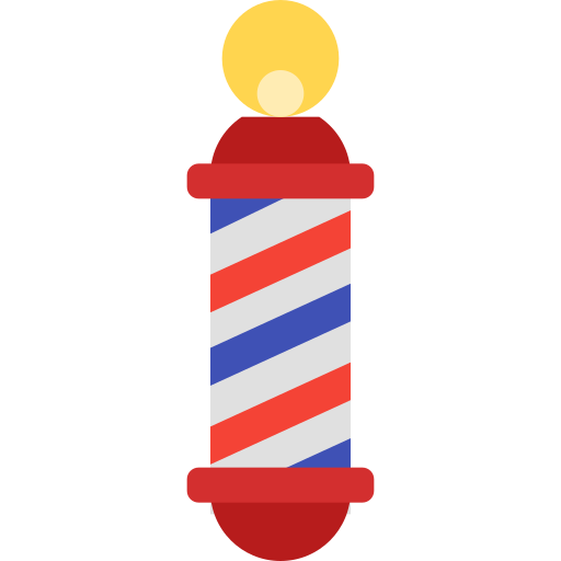 Barber Pole icon in Color Style