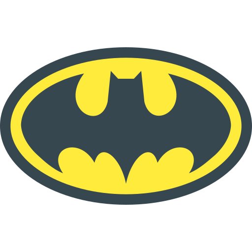 Batman icon in Color Style