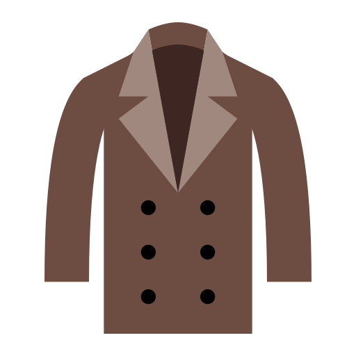 Иконка Пальто в стиле Color
