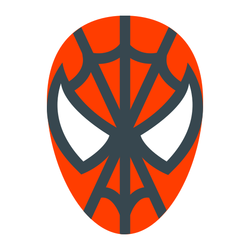 Icono de Cabeza de Spider-Man estilo Color