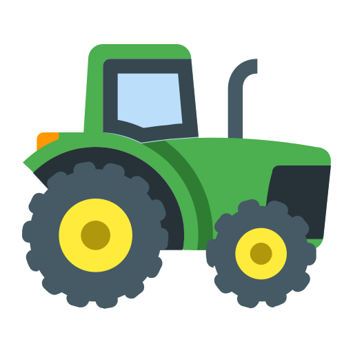Icono de Tractor estilo Color