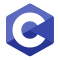 C Programming icon in Color Style