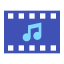 Film Soundtracks icon in Color Style