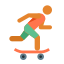 Skateboarding Skin Type 3 icon
