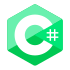 C Sharp Logo 2 icon in Color Style