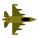 fighter jet icon