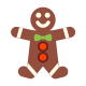 gingerbread man icon