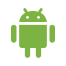Android操作系统Logo - 彩色机器人图标