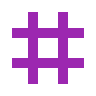 Hash Icon