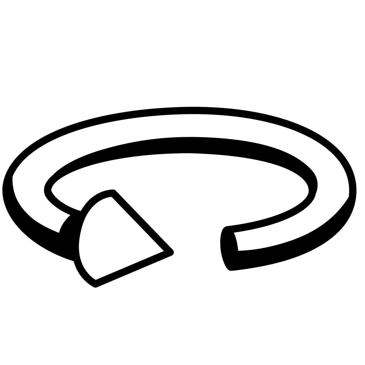 comic style 3d rotate icon