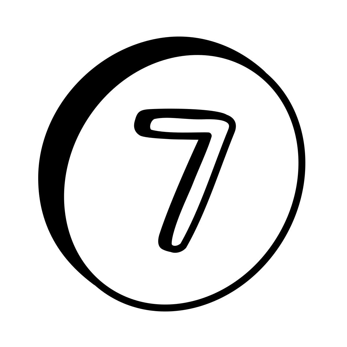 comic style 7 icon