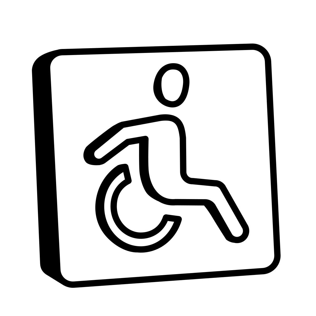 comic style アクセシビリティ icon