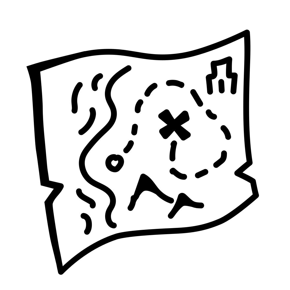 comic style adventure icon