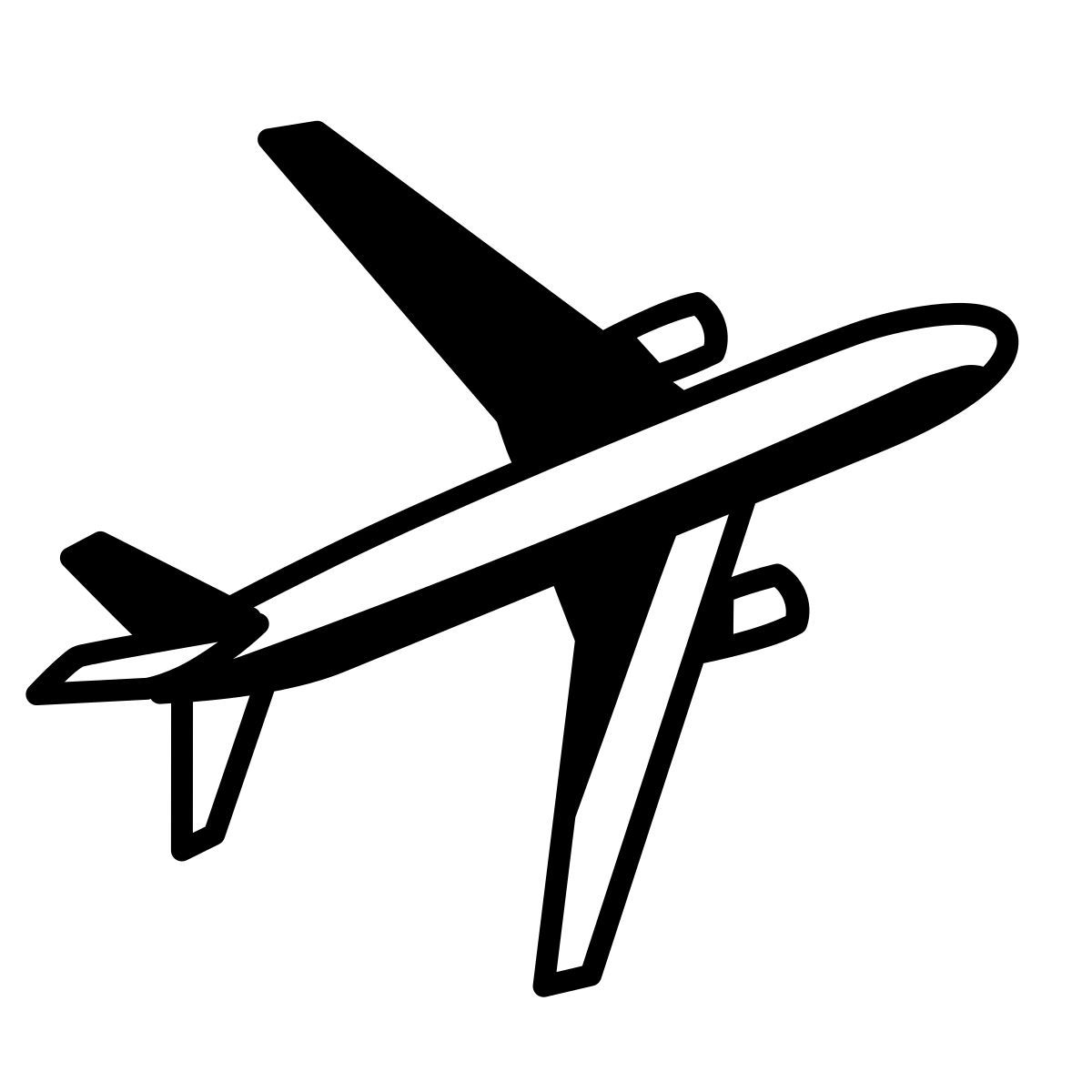 comic style 飞行模式开启 icon