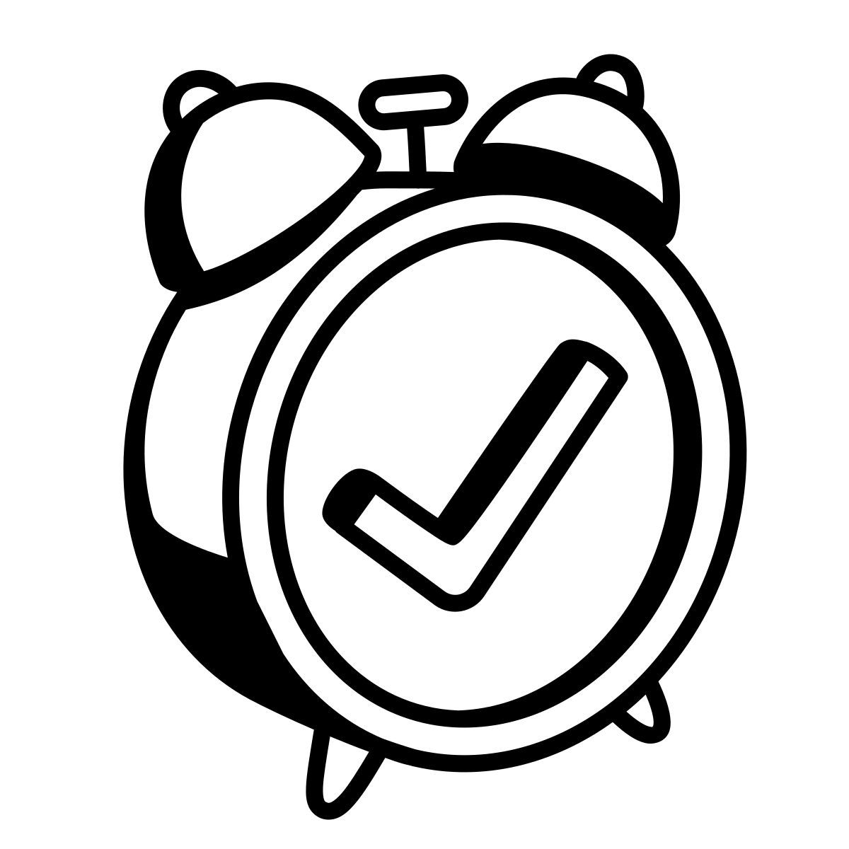 comic style アラームオン icon