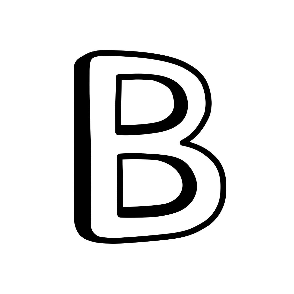 comic style b icon