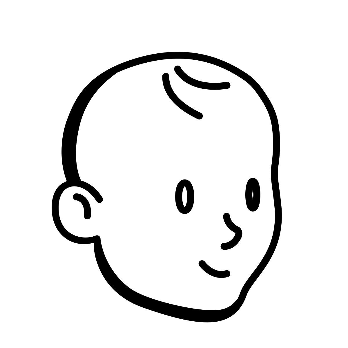 comic style habitación de bebé icon