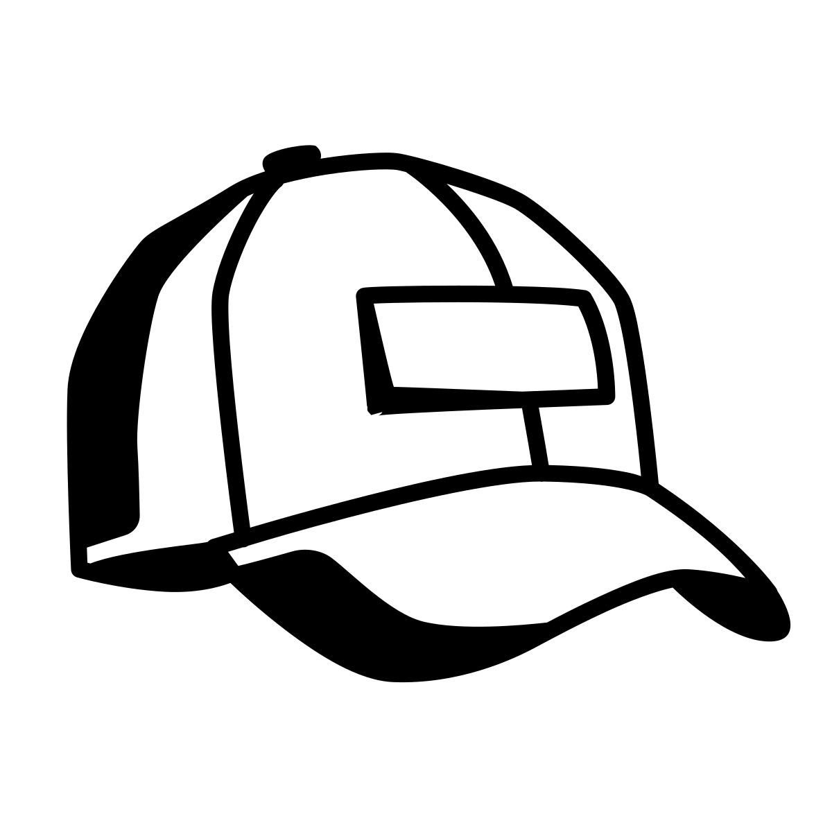 comic style cap icon