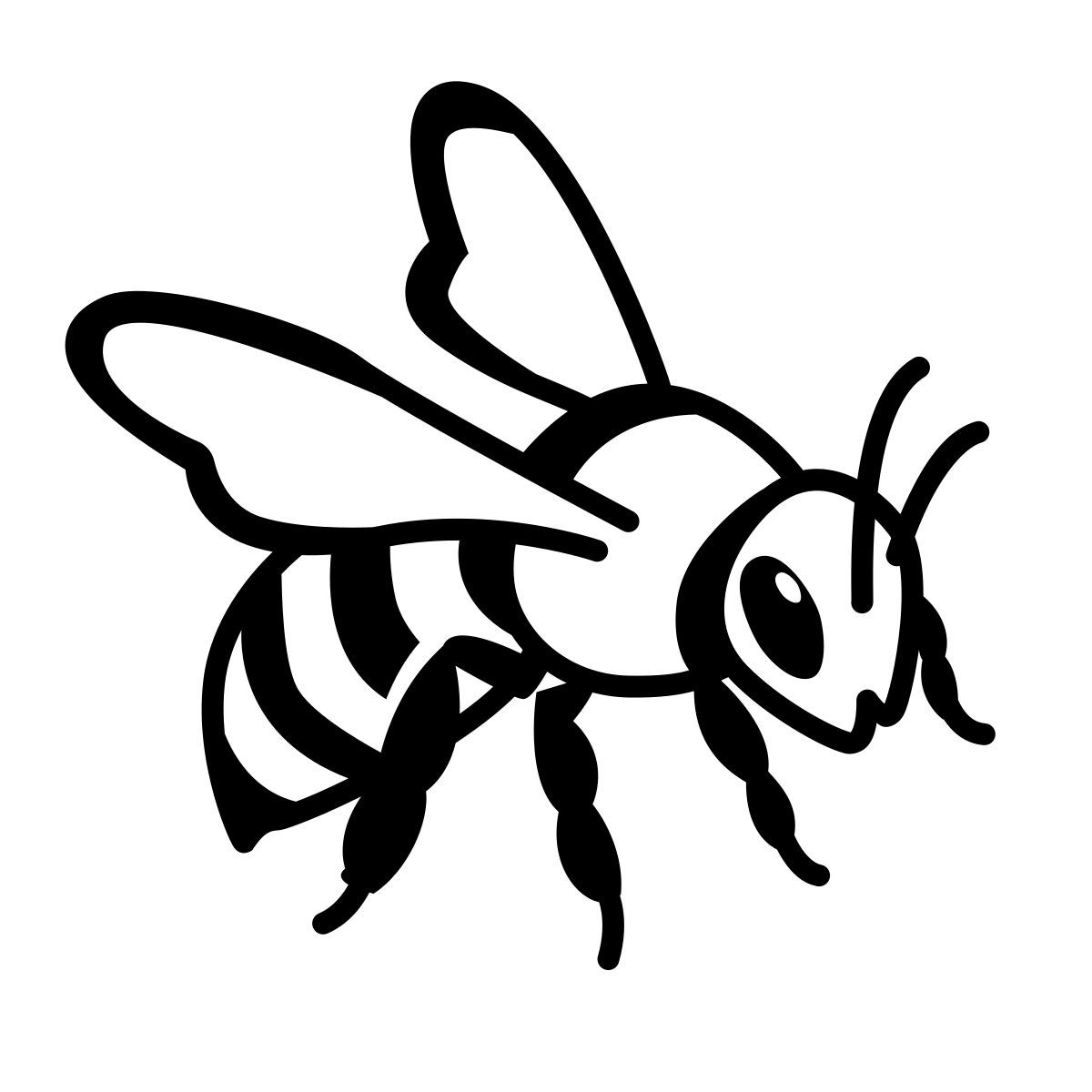 comic style biene icon