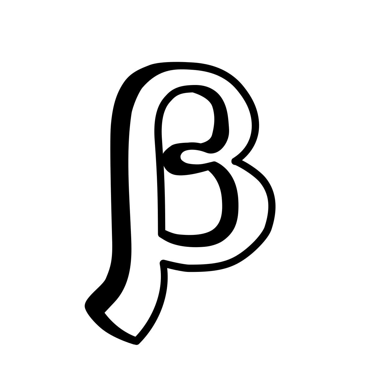 comic style beta icon