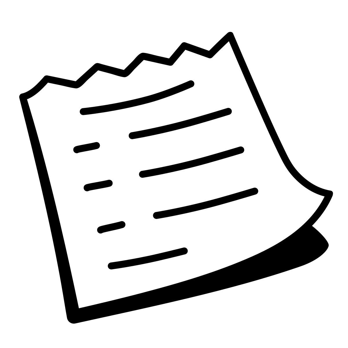 comic style ricevuta icon