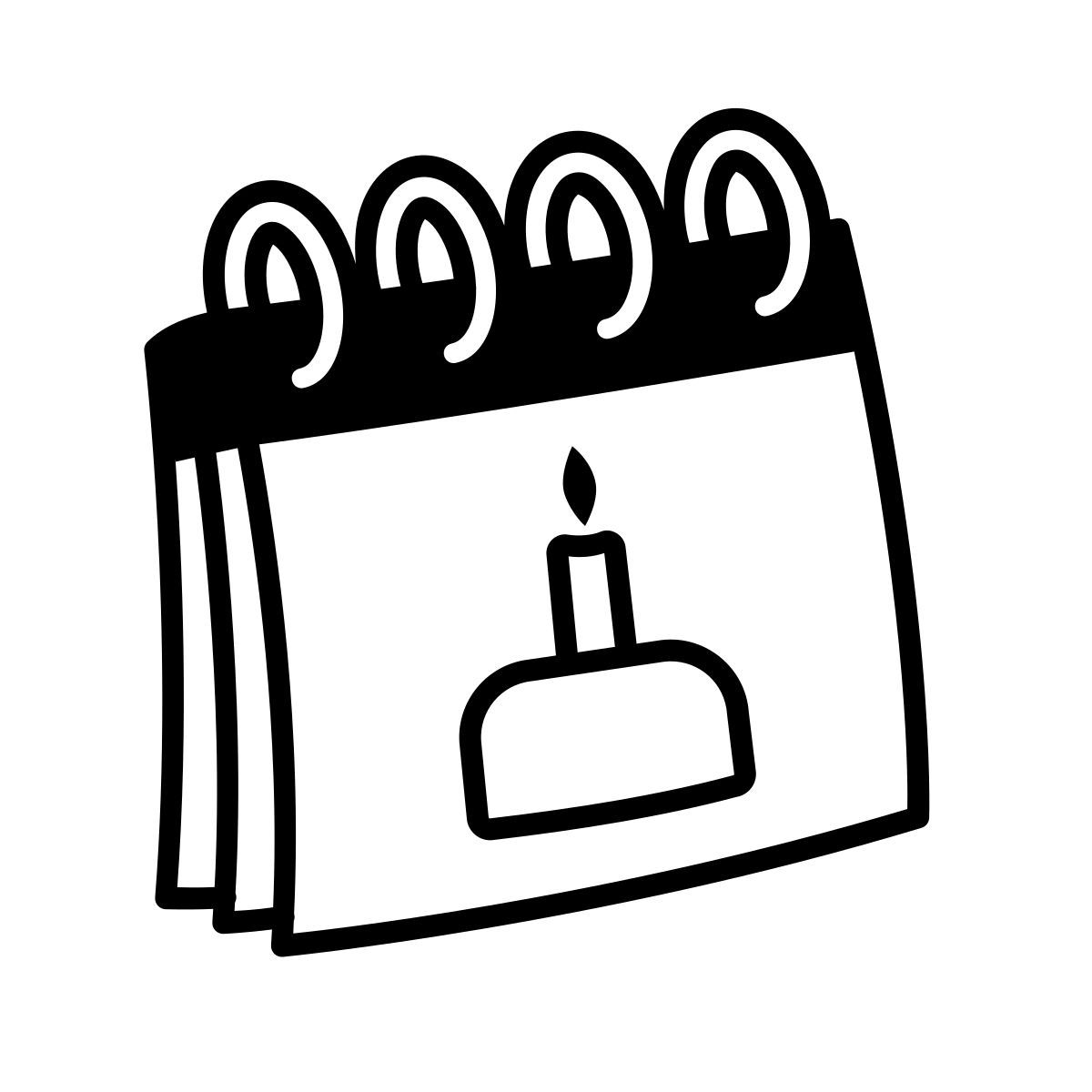comic style geburtsdatum icon