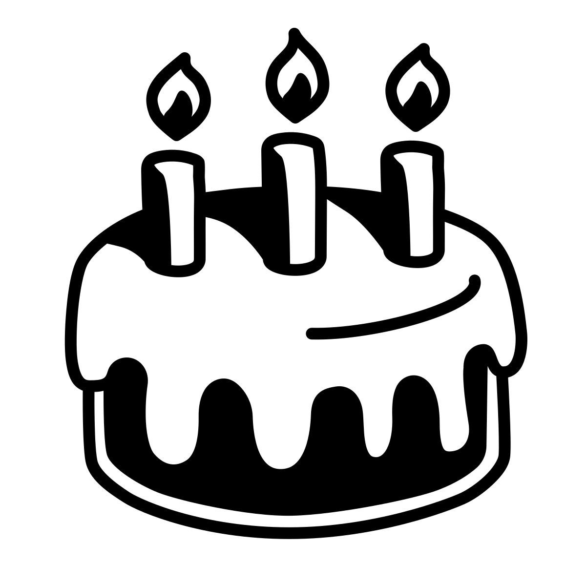 comic style cumpleaños icon