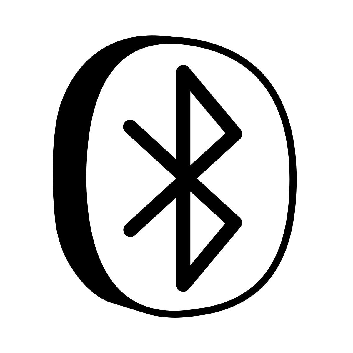 comic style bluetooth 2 icon