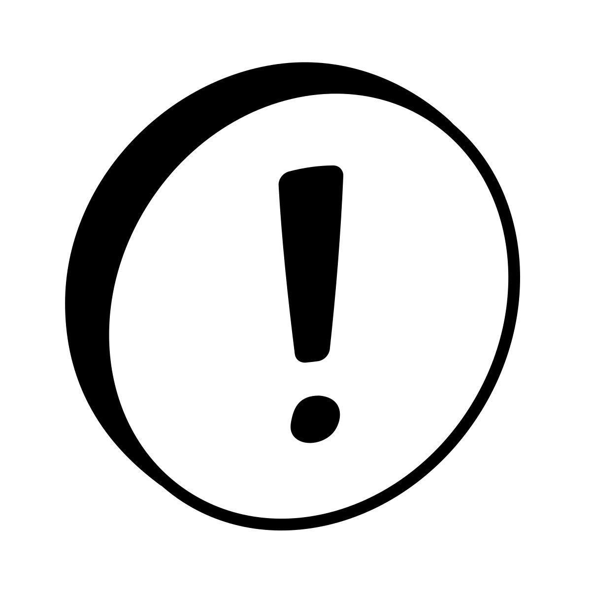 comic style box important icon