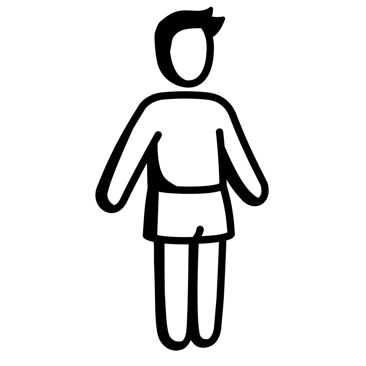 comic style boy icon