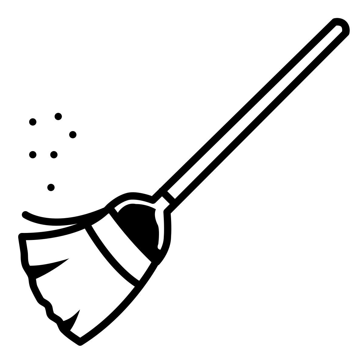 comic style scopa icon