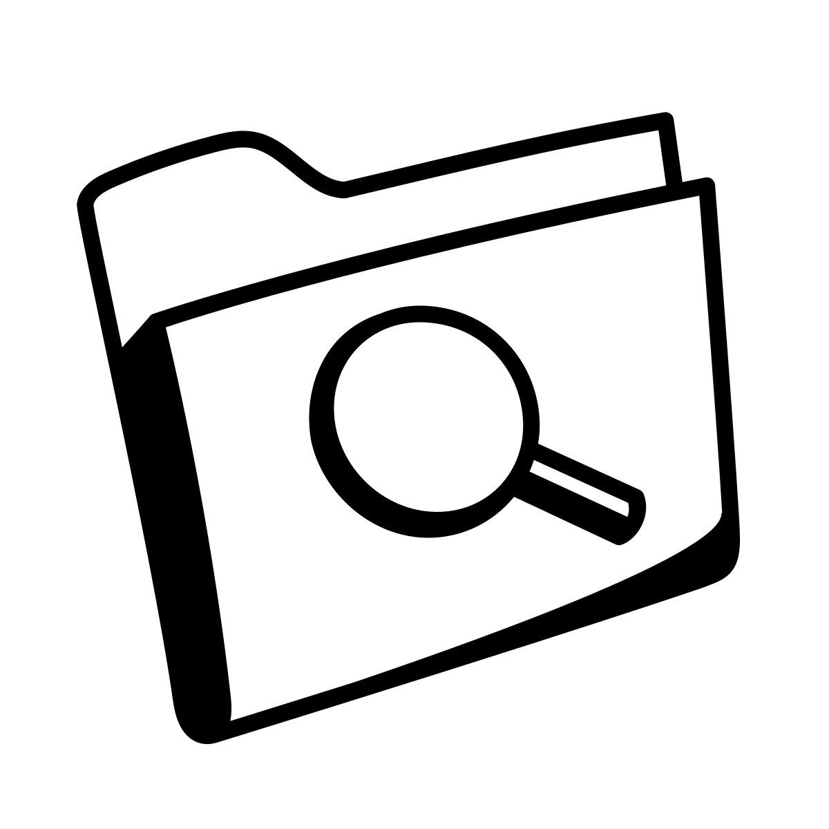 comic style browse folder icon