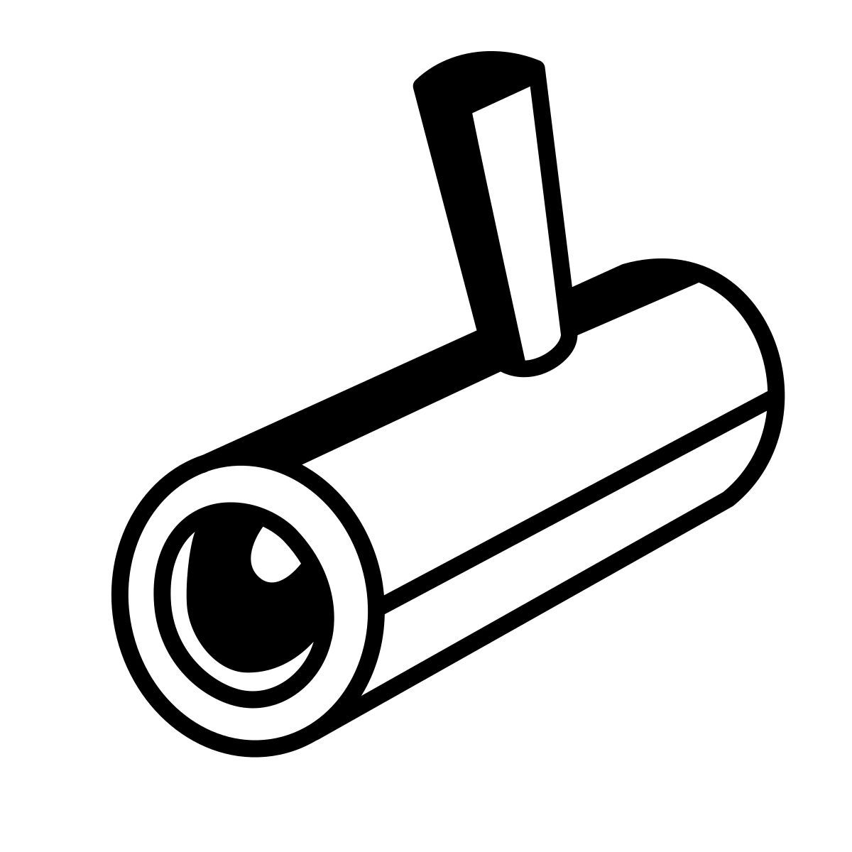 comic style bullet camera icon