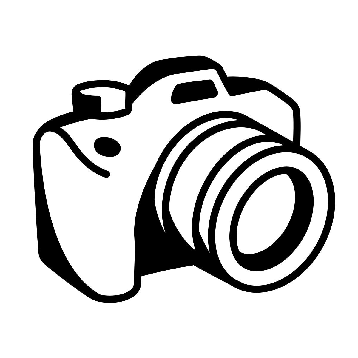 comic style fotocamera icon