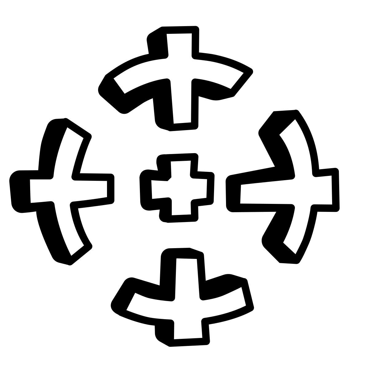comic style 中央 icon