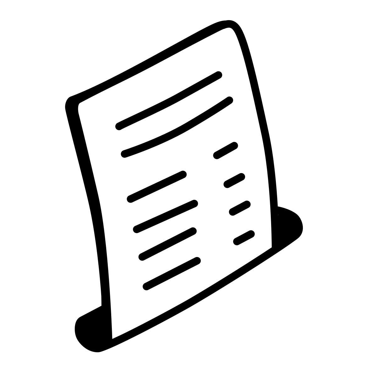 comic style cheque icon
