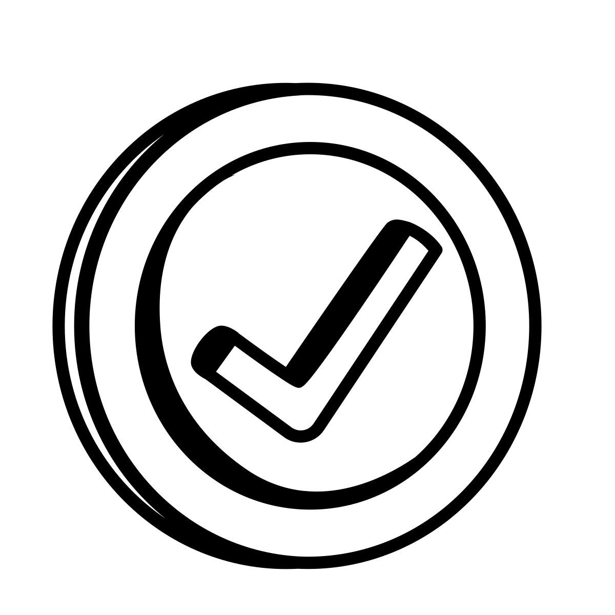 comic style pulsante di opzione selezionato icon