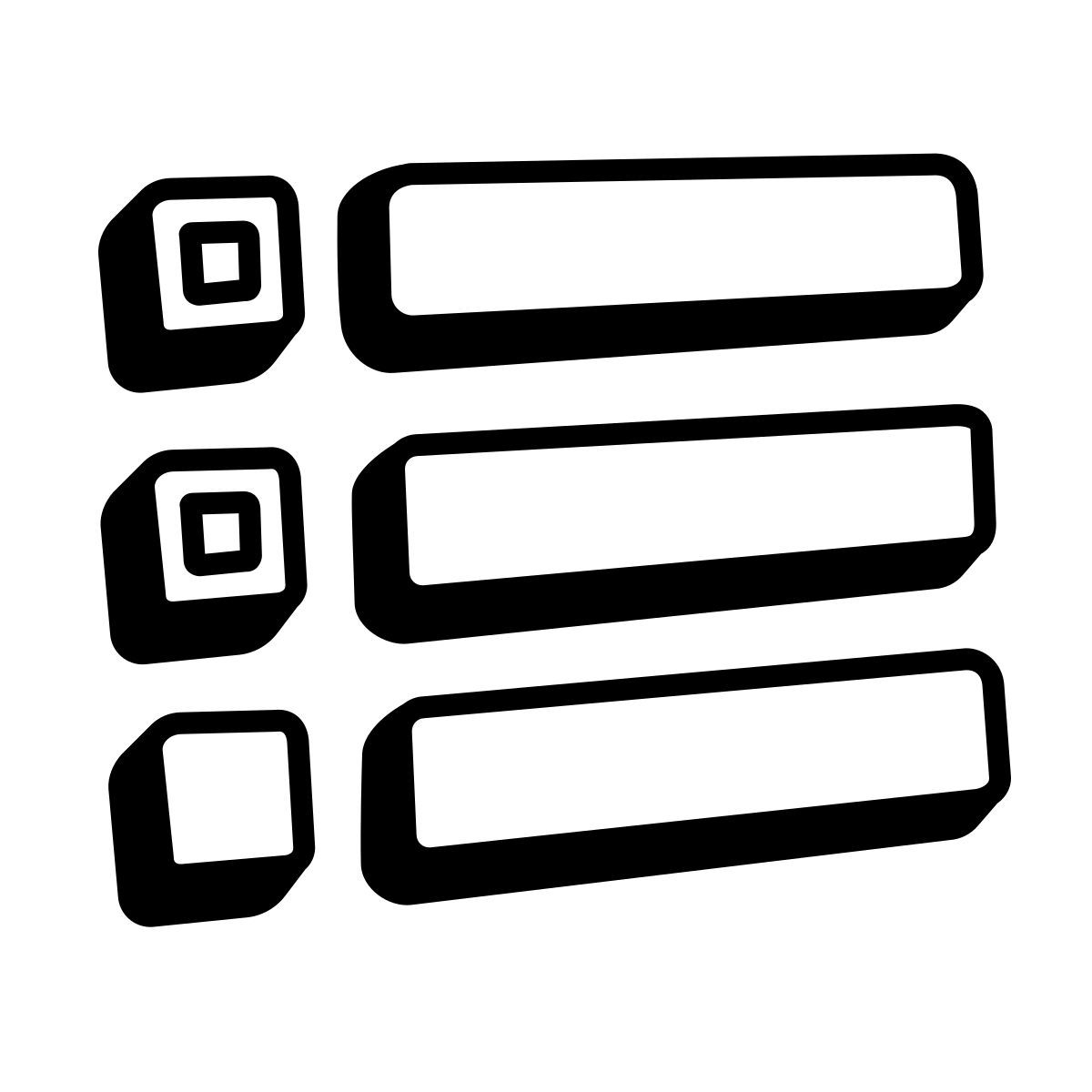 comic style lista de verificación icon