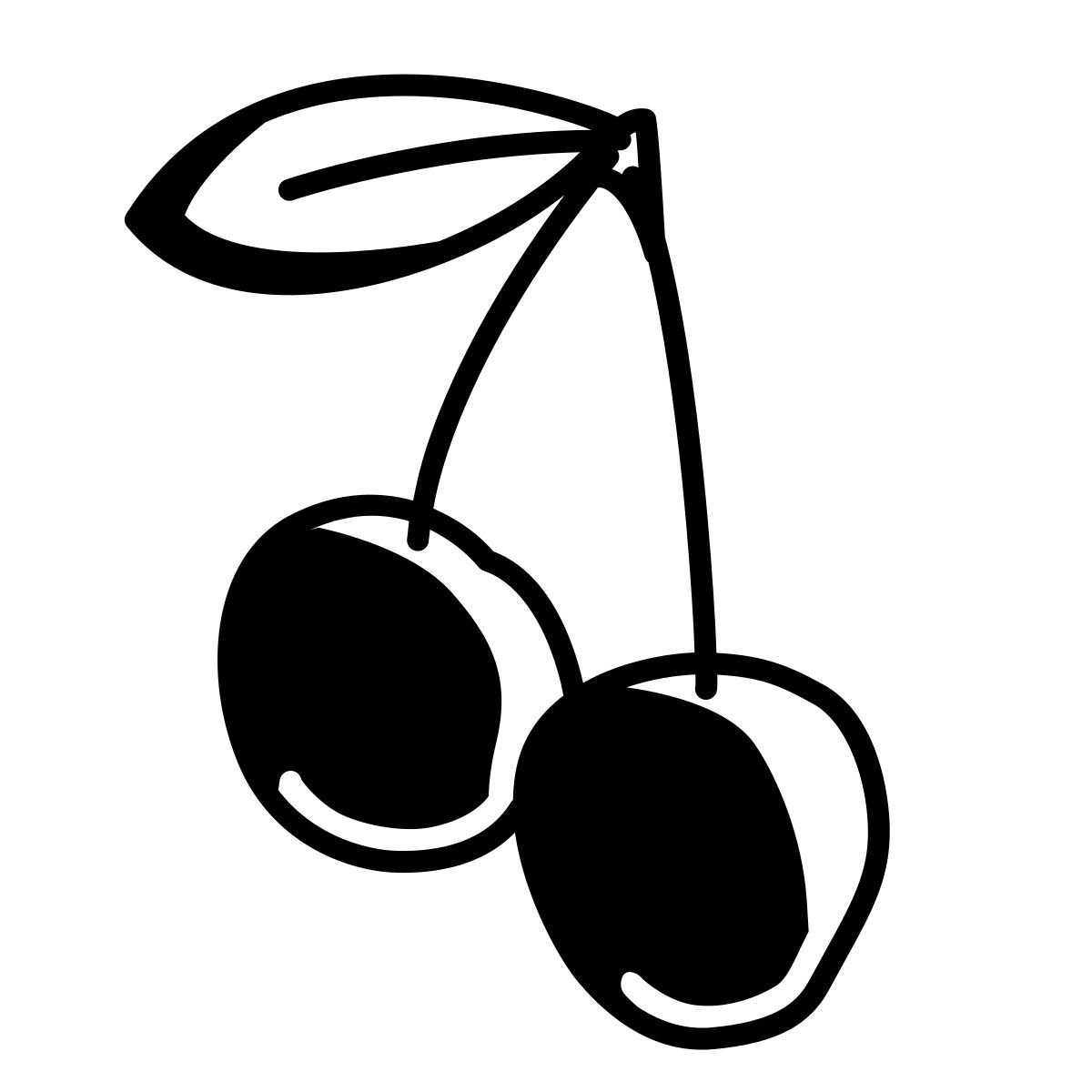 comic style kirsche icon