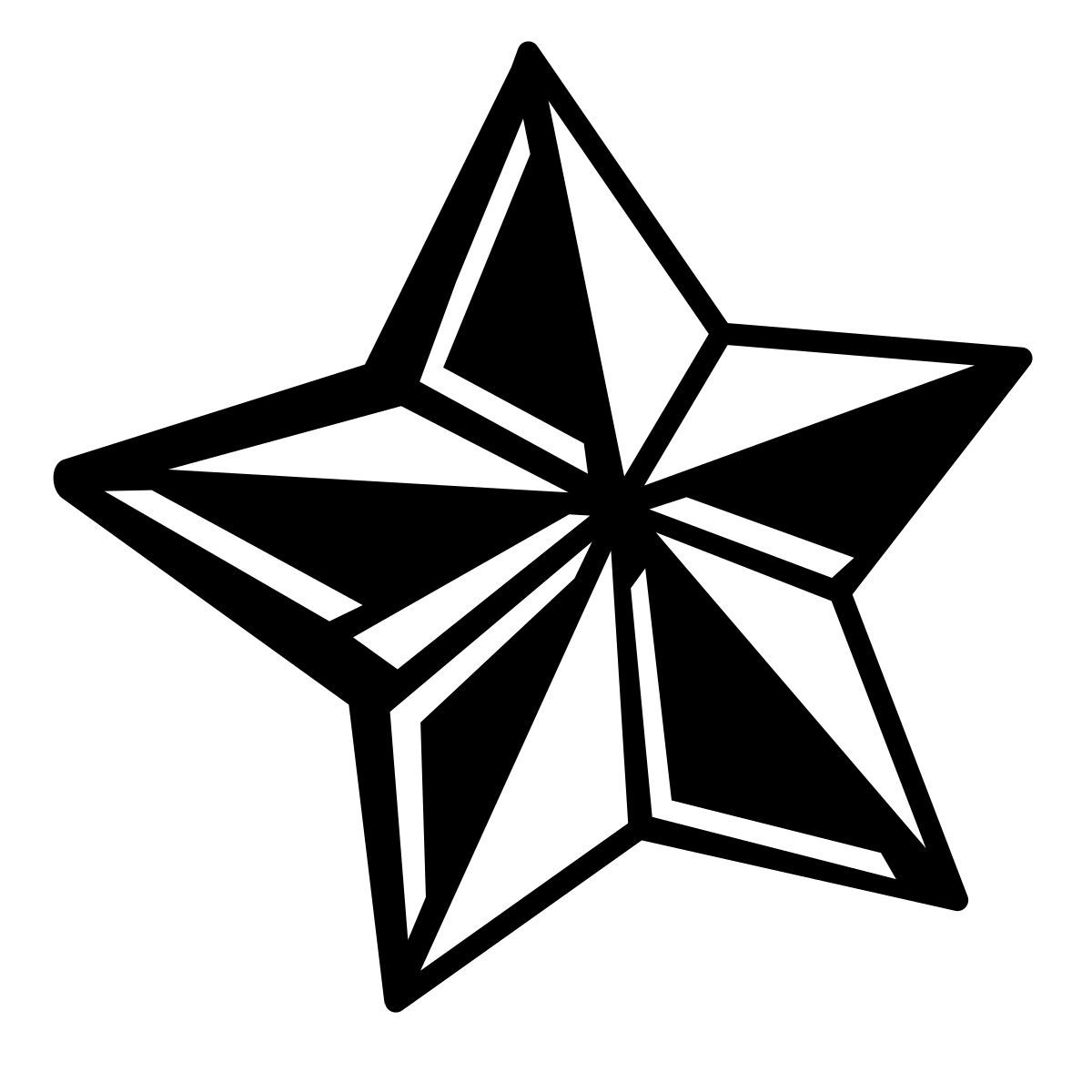 comic style クリスマスの星 icon