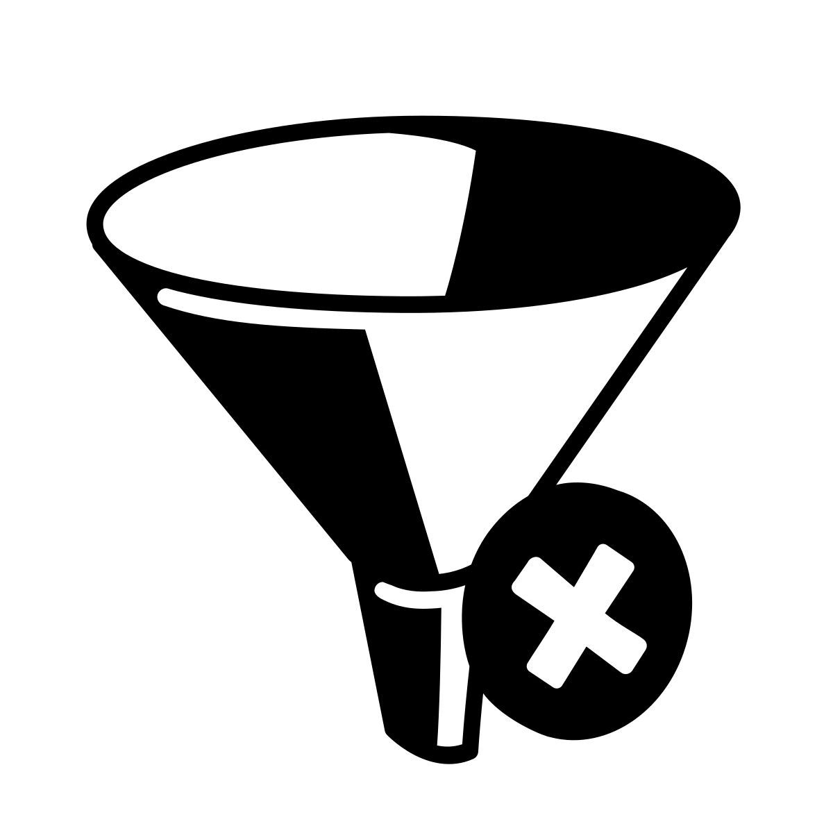 comic style 清除过滤器 icon