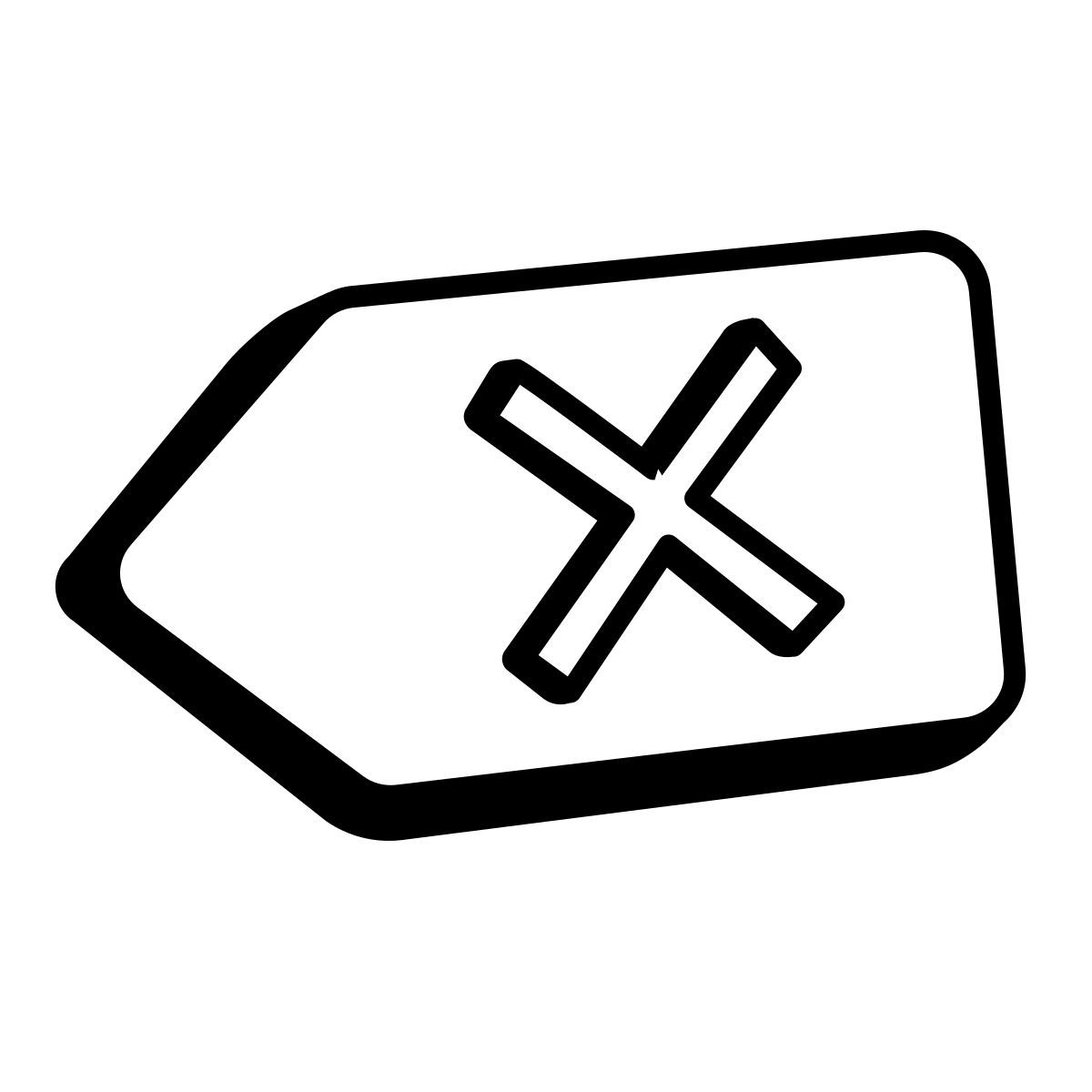 comic style стереть символ icon