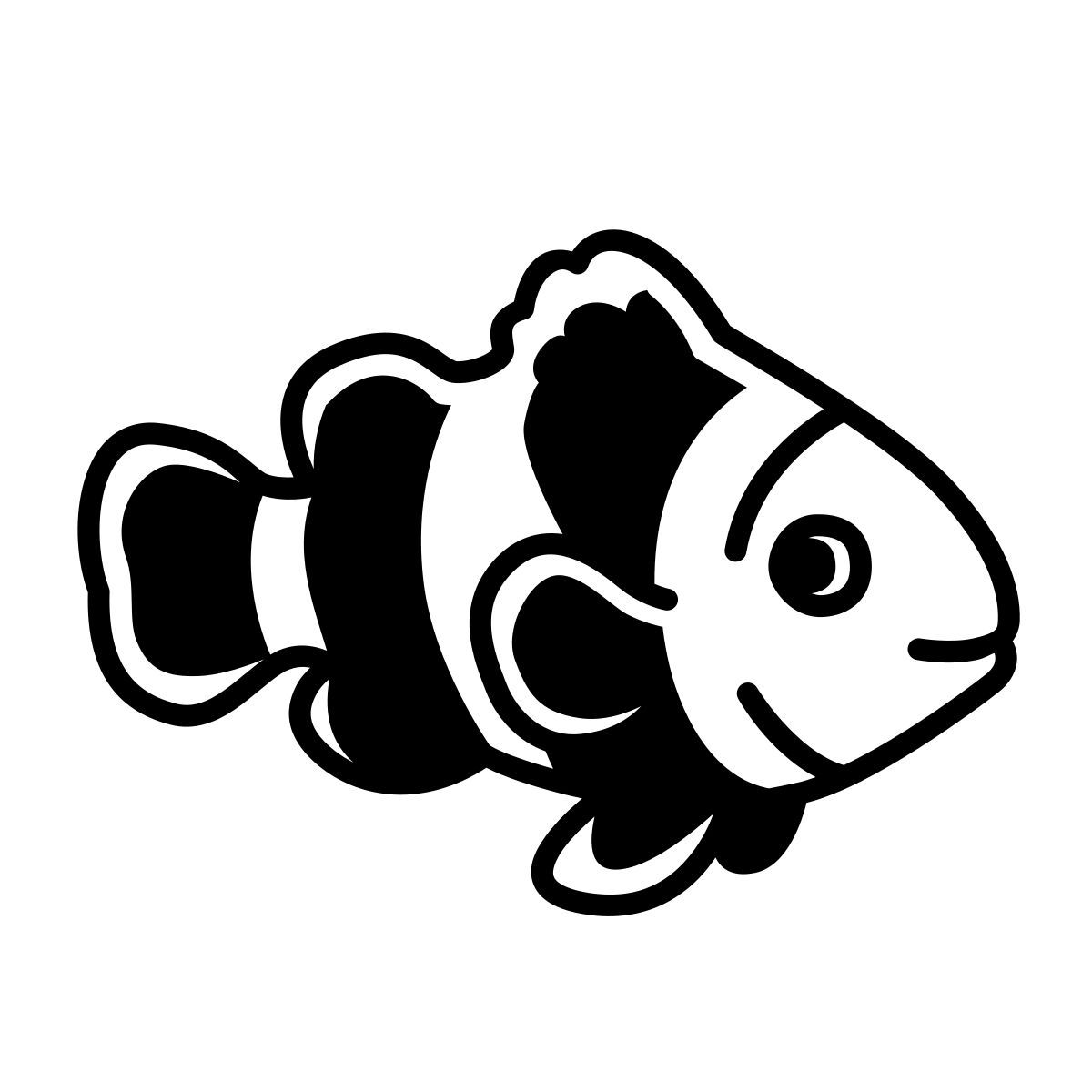comic style 小丑鱼 icon