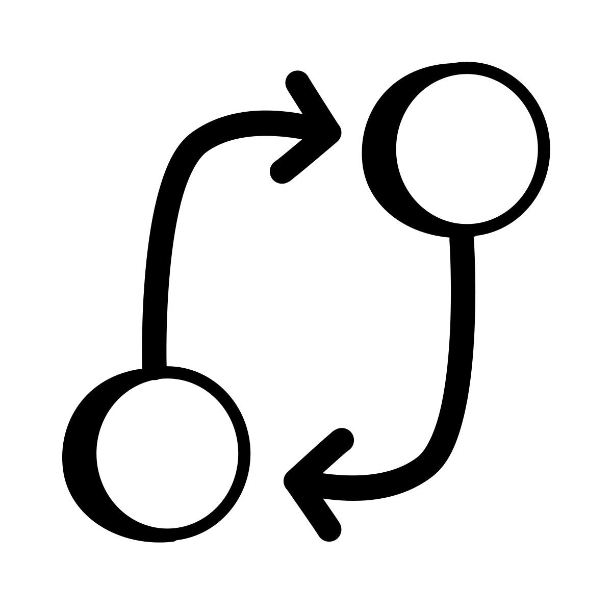 comic style compare git icon