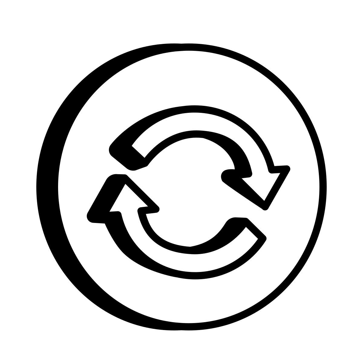 comic style sincronizar conexão icon