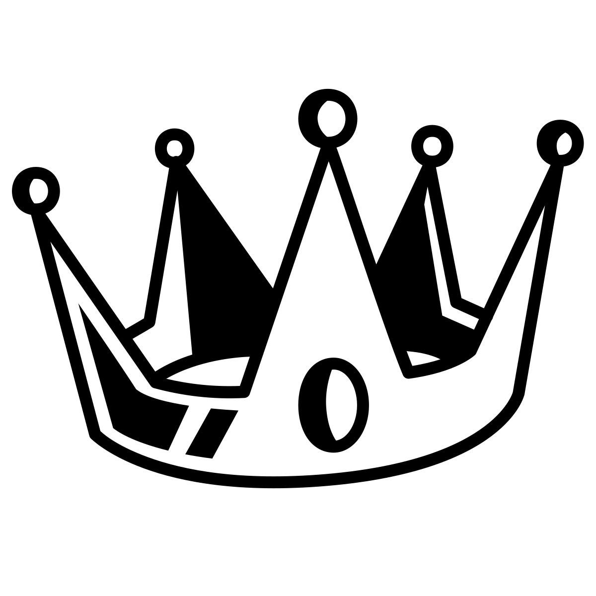 comic style krone icon