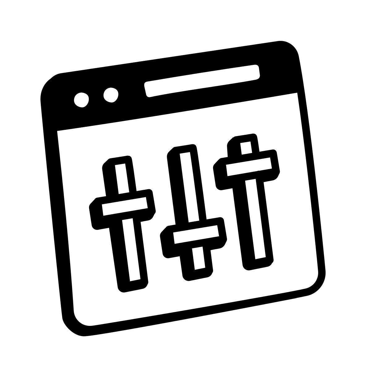 comic style adjustment icon
