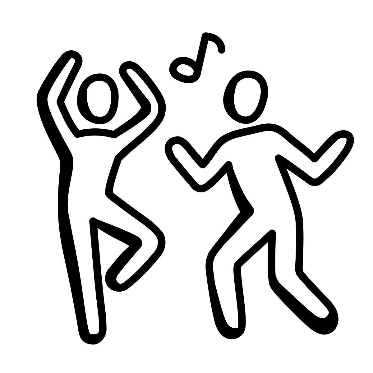 comic style baile icon