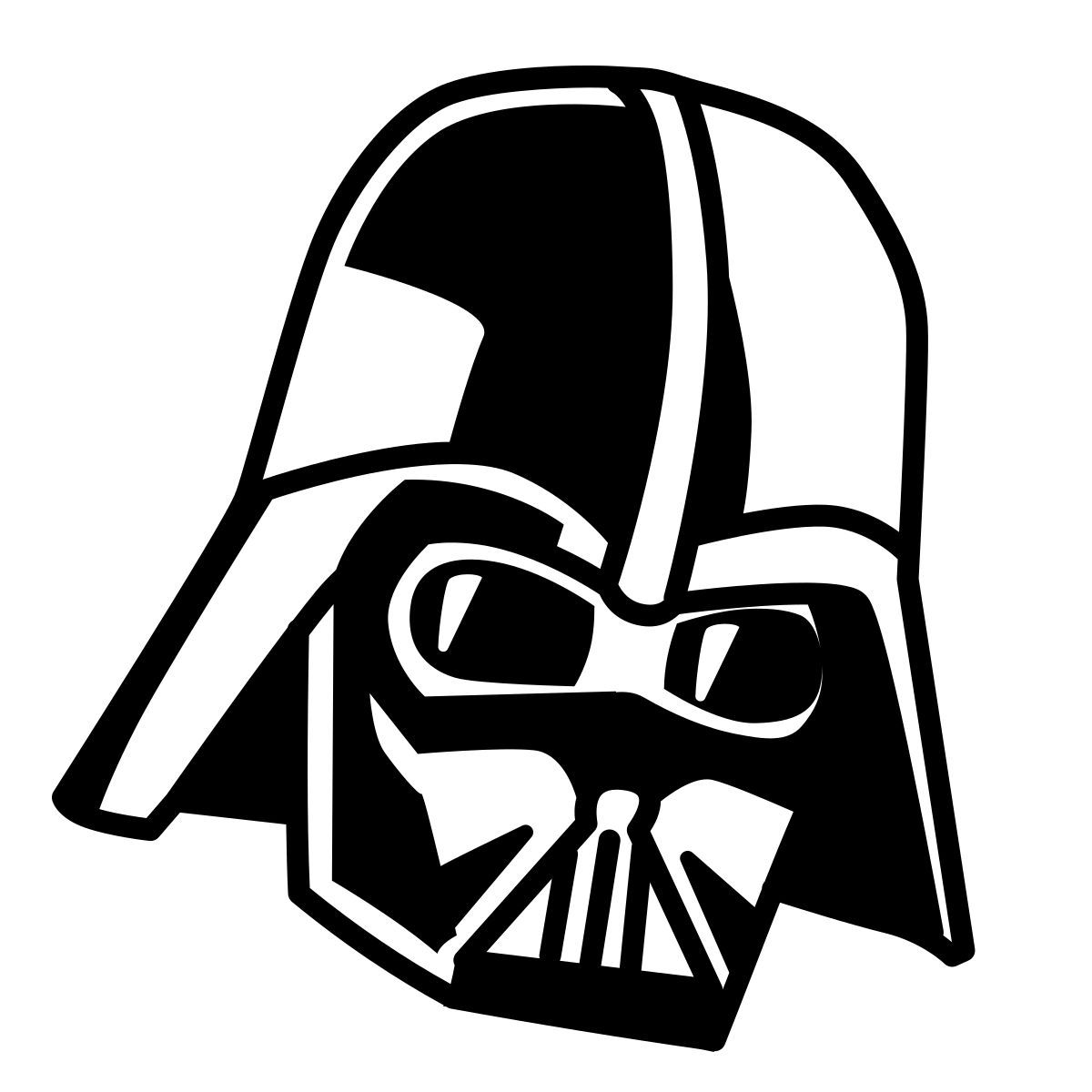 comic style дарт вейдер icon